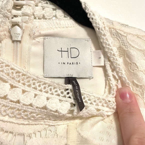HD in Paris Enid Lace Swing Dress Ivory - Picture 12 of 13